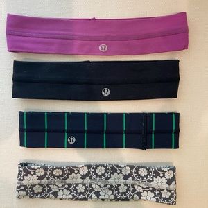 4 Lululemon Headbands